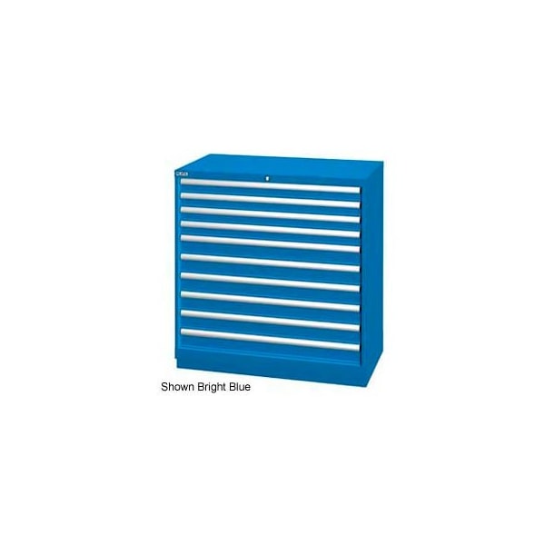 Lista International Lista 40-1/4"W Drawer Cabinet, 10 Drawer, 162 Compart - Classic Blue, No Lock XSHS0900-1002CBNL - main
